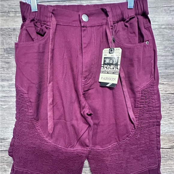 M&P Jogger Pants Jeans Elastic Waistband and Tapered Legs - Picture 6 of 8